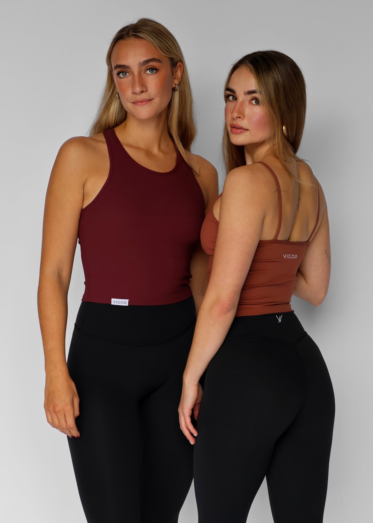 Ribbed Racerback Tank Top