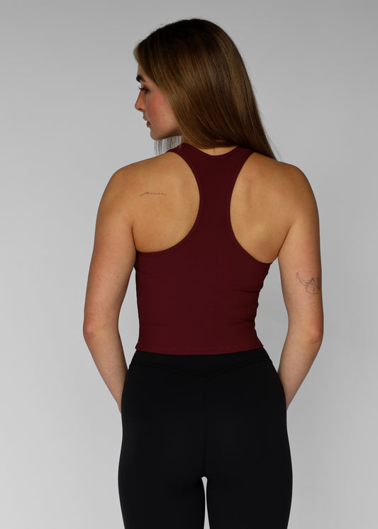 Ribbed Racerback Tank Top