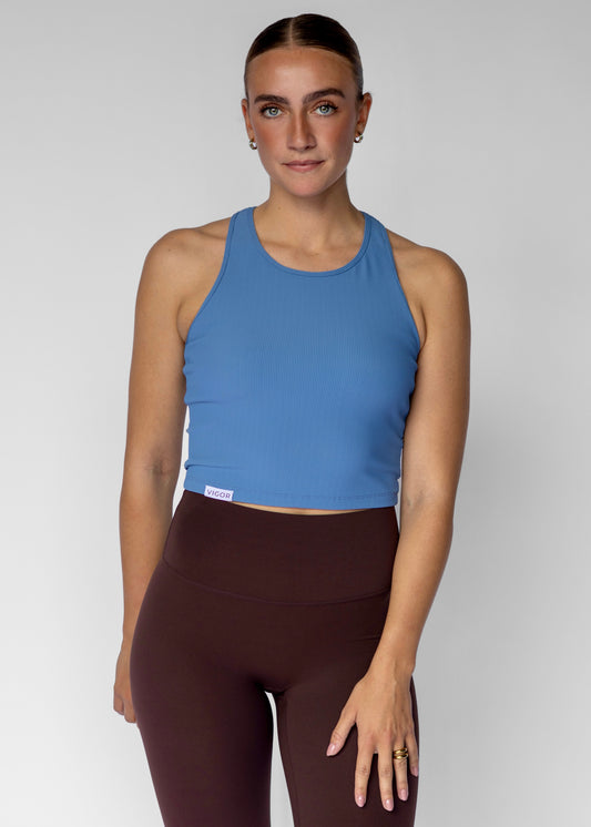 Ribbed Racerback Tank Top