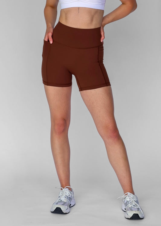 Energy Shorts 12 cm | Mocha Brown