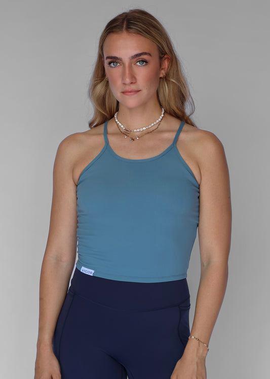 Essential Top | Steel Blue