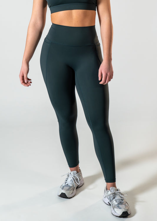 Energy Leggings | Pine Green