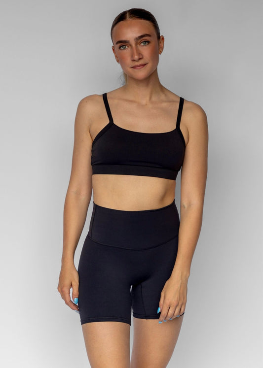 Cut-Out Bra | Black