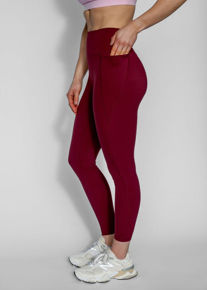 Energy Leggings | Burgundy