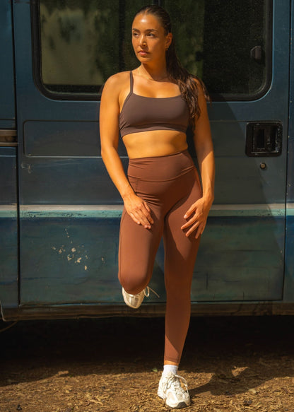 Energy Leggings | Mocha Brown
