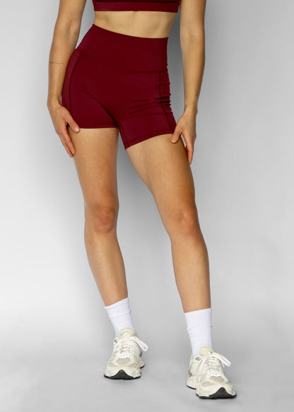 Energy Shorts 12 cm | Burgundy