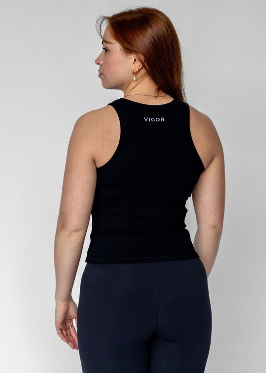Ribbed Racerback Tank Top