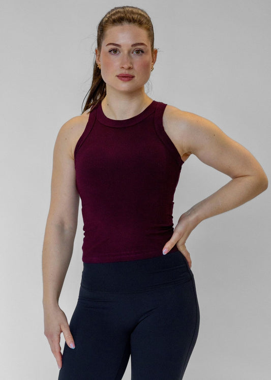 Ribbed Racerback Tank Top